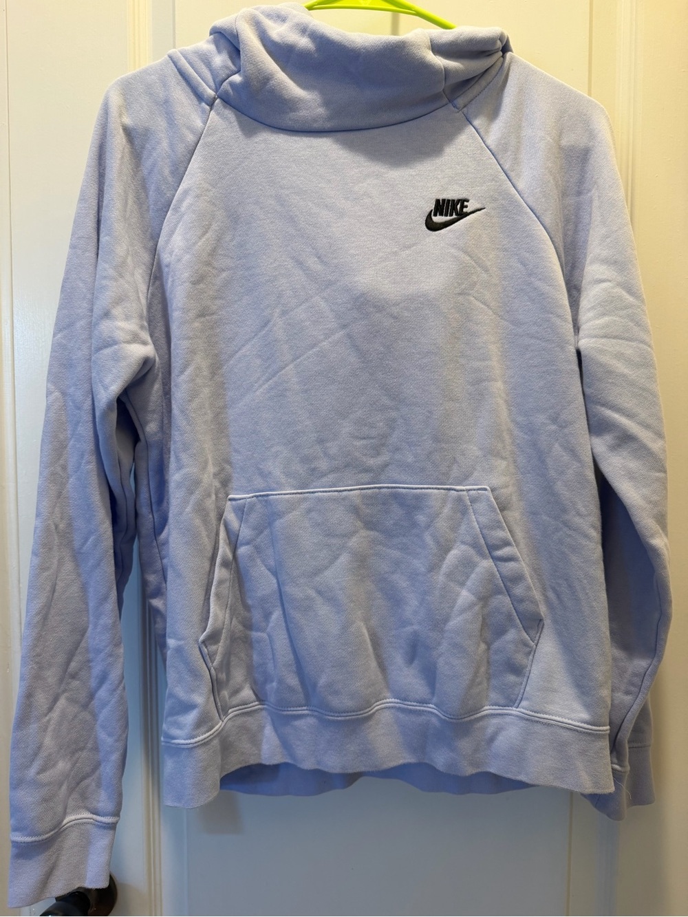 Nike Lavender Pullover Hoodie with Black Swoosh
